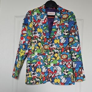 OppoSuits Multicolor Cartoon Blazer